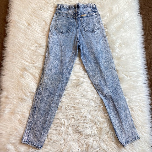 Vintage 80’s mom jeans PURE JEANSWEAR acid wash look size 7 - Picture 7 of 8